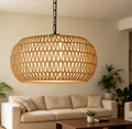 Bohemian Rattan Country Industrial Style Chandelier