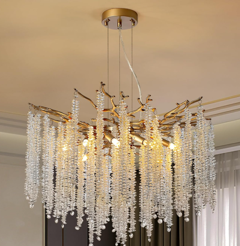 Rural Industrial Style Wrought Iron Chandelier